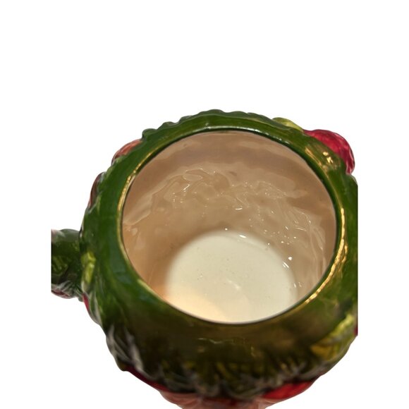 Vintage Hand-Painted Santa Claus Teapot With Lid Holiday Decor Ceramic Festive C - Picture 5 of 8